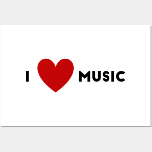 I Heart Music Posters and Art